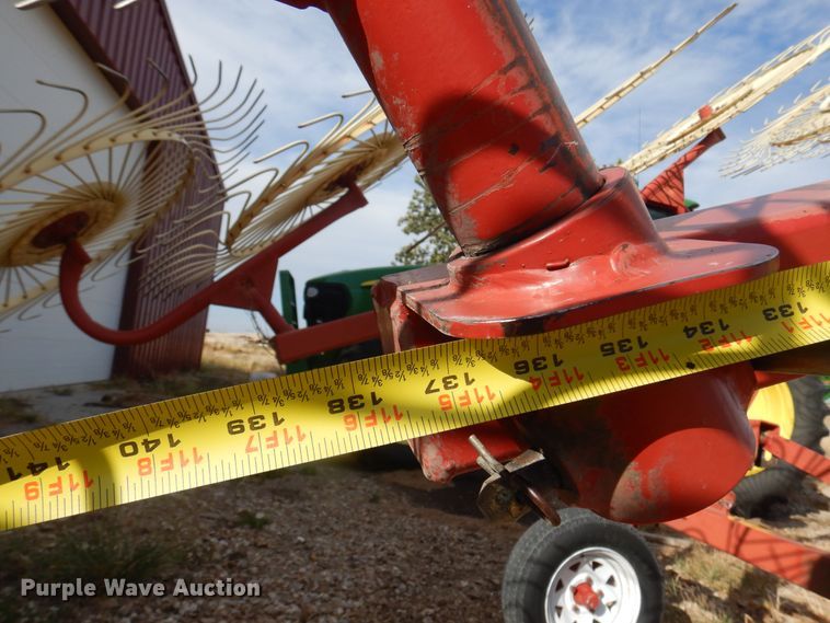 image for item KU9640 H&S V-12  hay rake