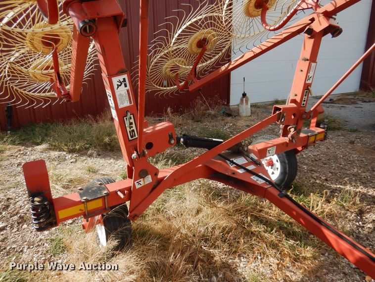 image for item KU9640 H&S V-12  hay rake