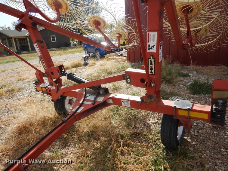 image for item KU9640 H&S V-12  hay rake