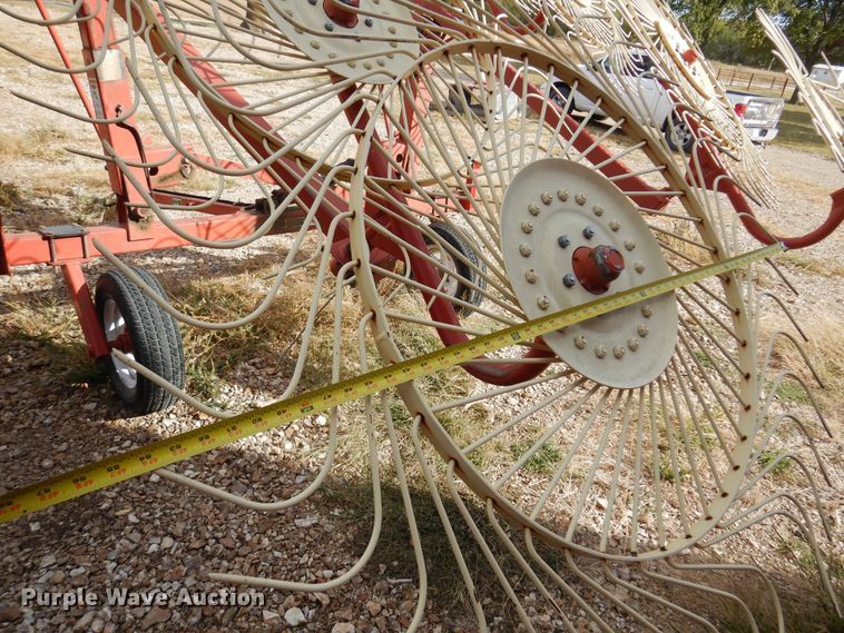 image for item KU9640 H&S V-12  hay rake