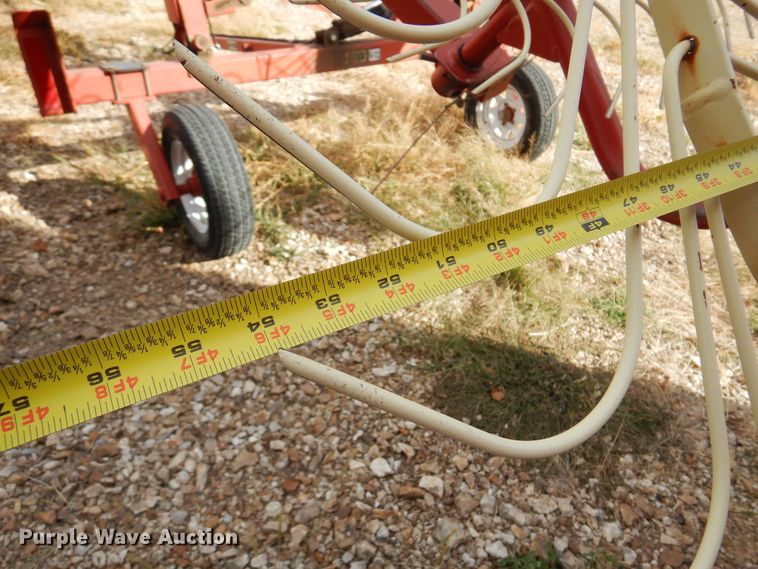 image for item KU9640 H&S V-12  hay rake