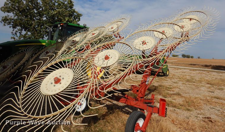 image for item KU9640 H&S V-12  hay rake
