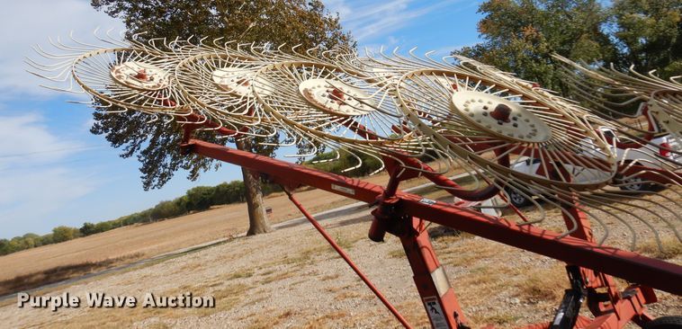 image for item KU9640 H&S V-12  hay rake
