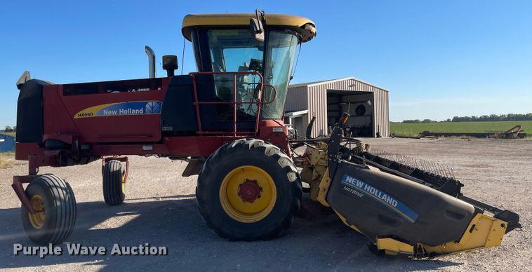 image for item LF9278 2008 New Holland H8060  windrower