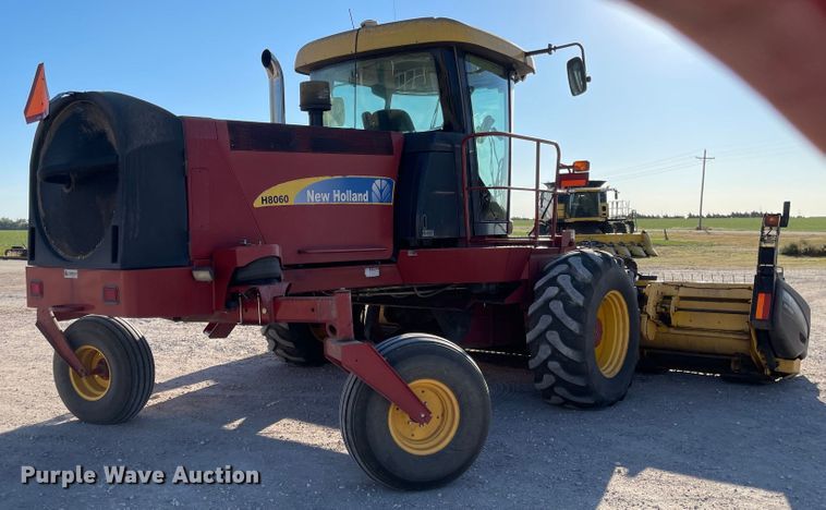 image for item LF9278 2008 New Holland H8060  windrower