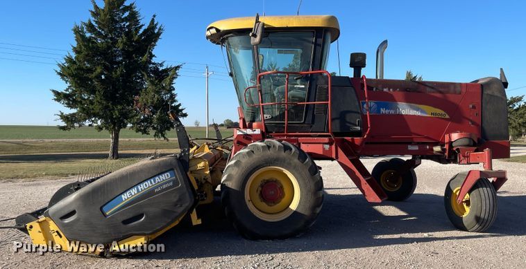 image for item LF9278 2008 New Holland H8060  windrower