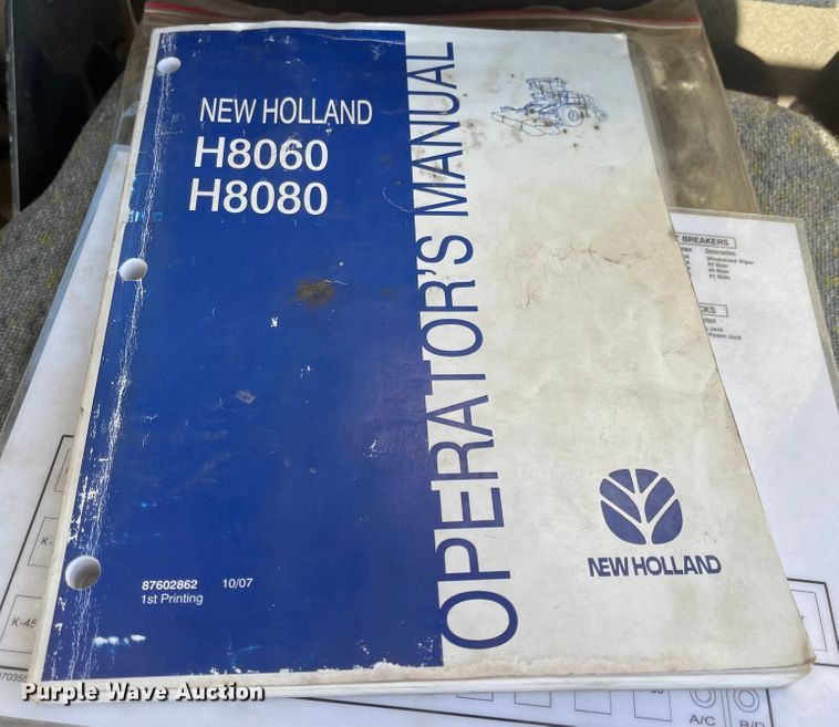 image for item LF9278 2008 New Holland H8060  windrower