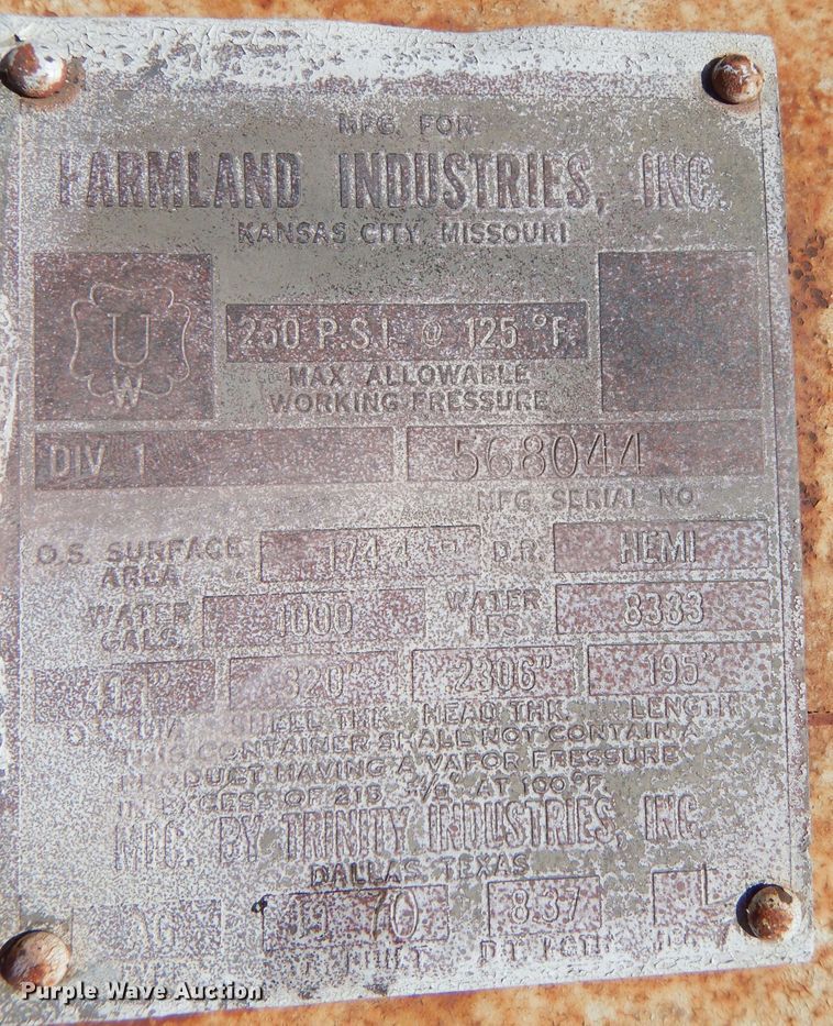 image for item LG9301 (2) anhydrous tanks