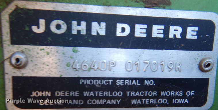 image for item LG9302 1980 John Deere 4640  tractor