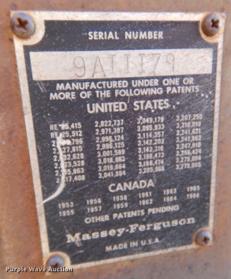 image for item LG9303 1967 Massey Ferguson 180  tractor