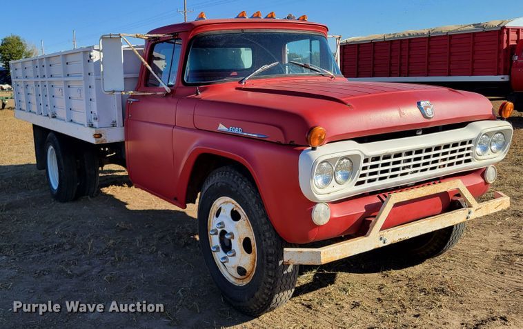 image for item LG9305 1958 Ford  grain truck