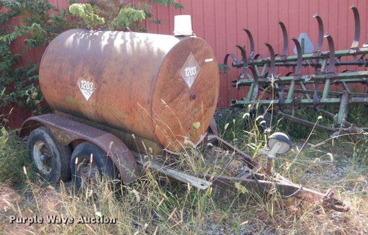 image for item LY9219 Shop built  fuel tank trailer