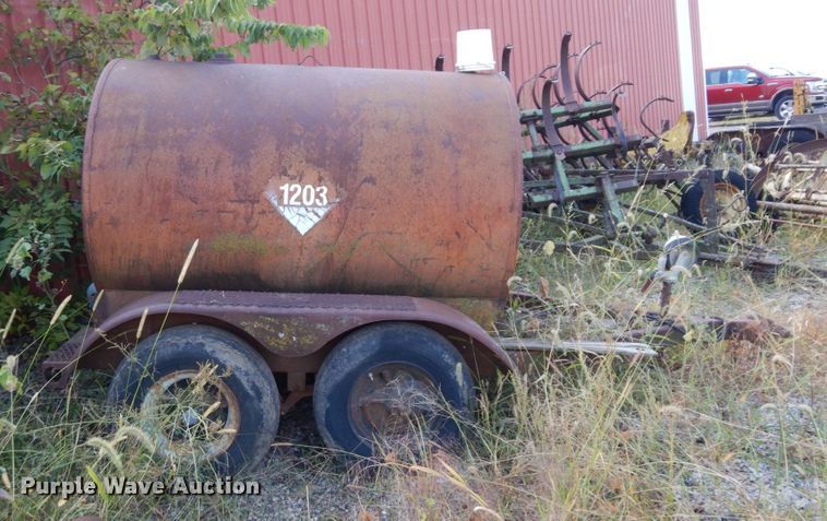 image for item LY9219 Shop built  fuel tank trailer