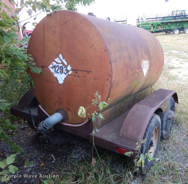 image for item LY9219 Shop built  fuel tank trailer