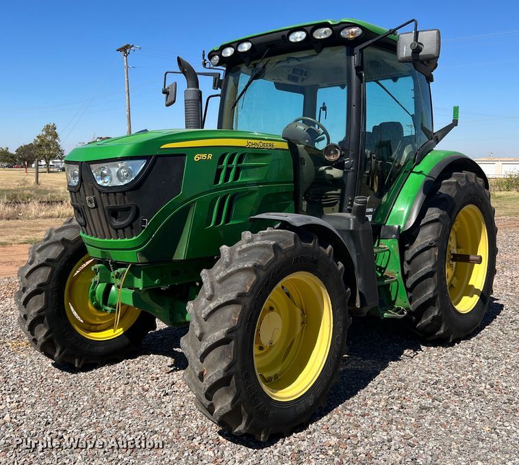 image for item MQ9838 2012 John Deere 6115R  MFWD tractor
