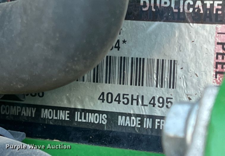 image for item MQ9838 2012 John Deere 6115R  MFWD tractor