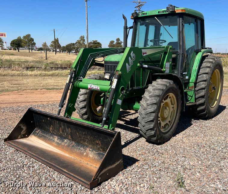 image for item MQ9839 1995 John Deere 6400  MFWD tractor
