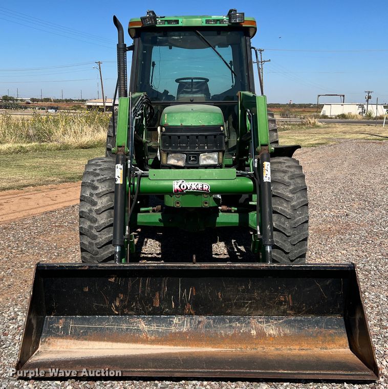image for item MQ9839 1995 John Deere 6400  MFWD tractor