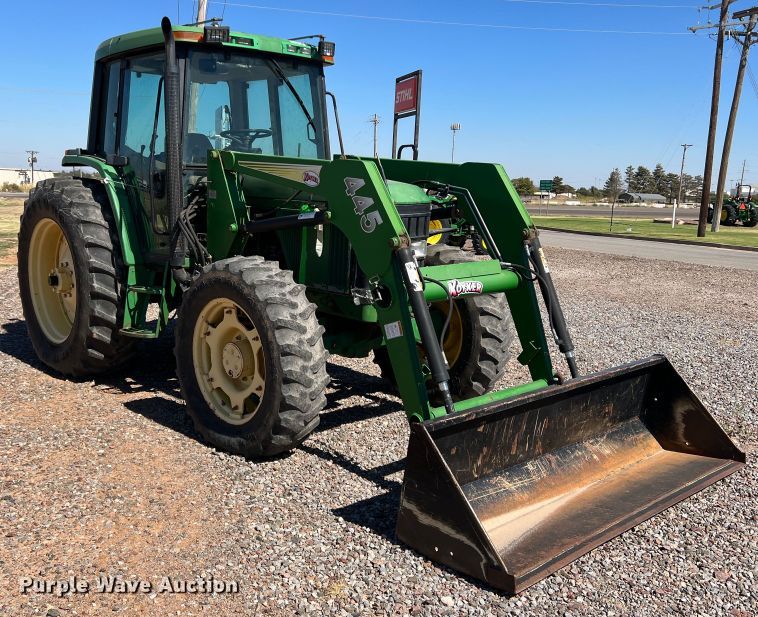 image for item MQ9839 1995 John Deere 6400  MFWD tractor