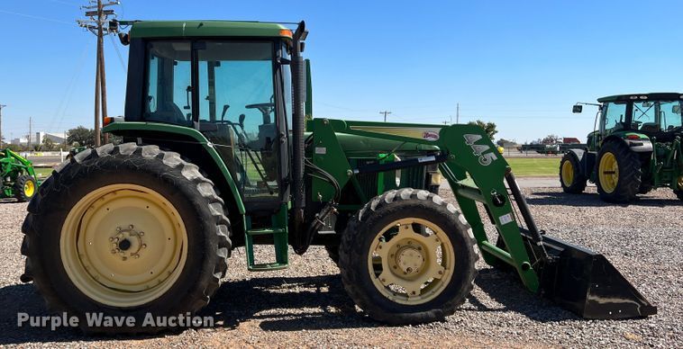 image for item MQ9839 1995 John Deere 6400  MFWD tractor