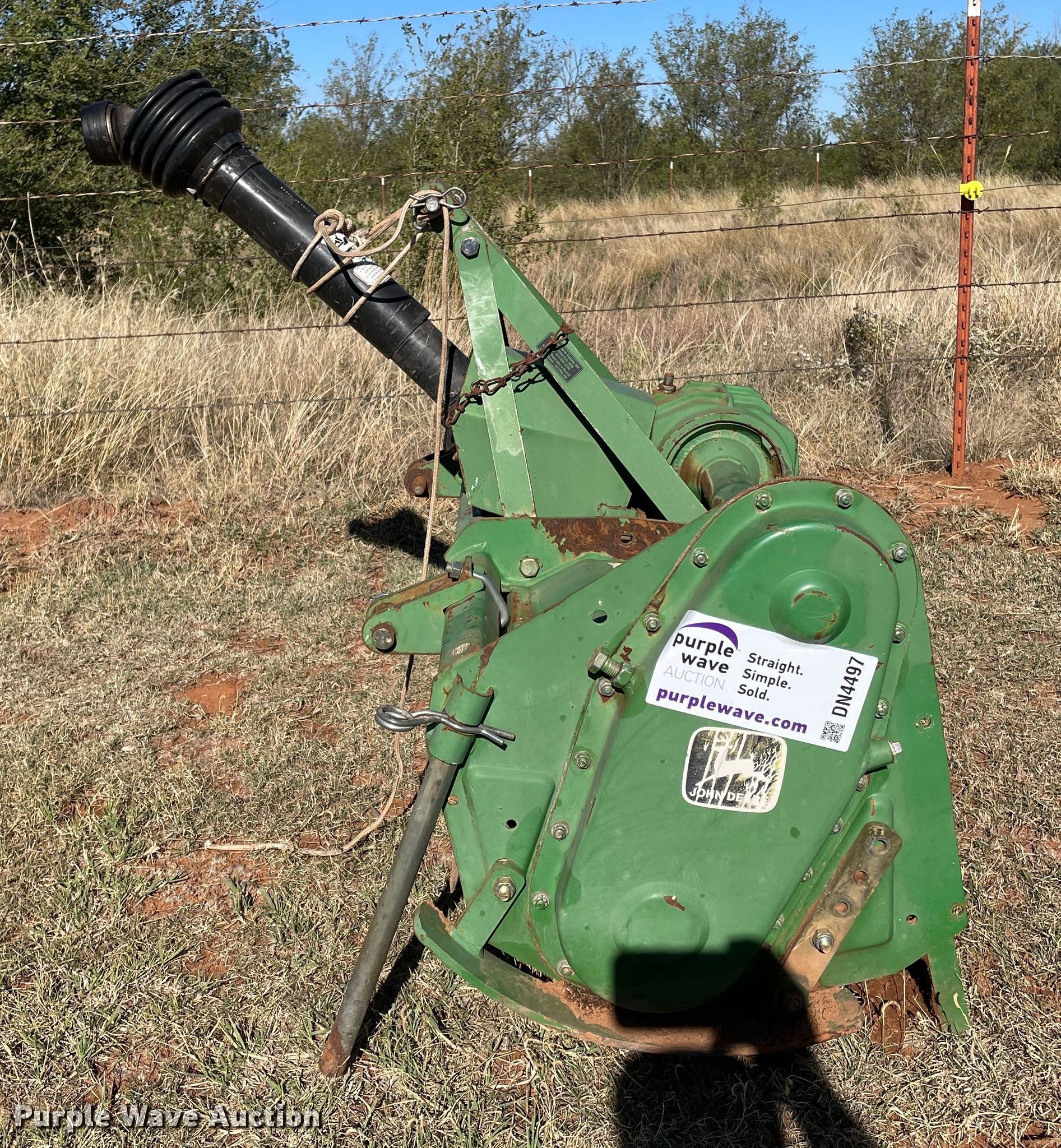 John Deere 550 rototiller in Elk City, OK | Item DN4497 sold | Purple Wave