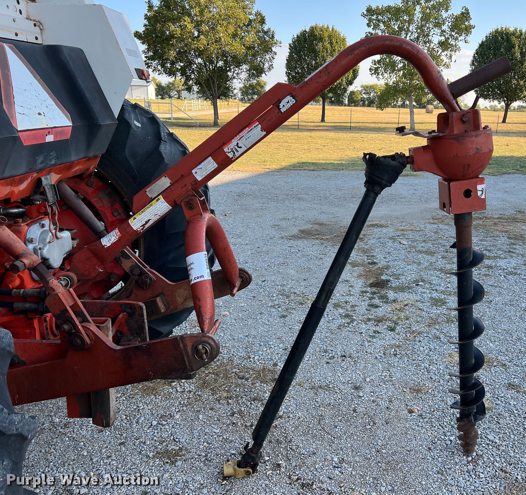 Rhino RPHD post hole auger in Justin, TX Item DO8834 sold Purple Wave