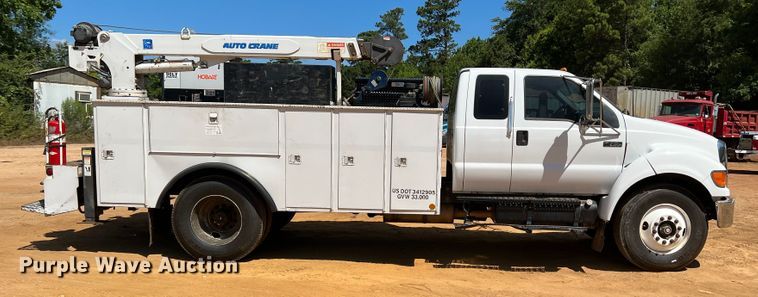 image for item DK6996 2006 Ford F750 Super Duty XL  SuperCab utility / service truck