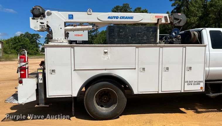 image for item DK6996 2006 Ford F750 Super Duty XL  SuperCab utility / service truck