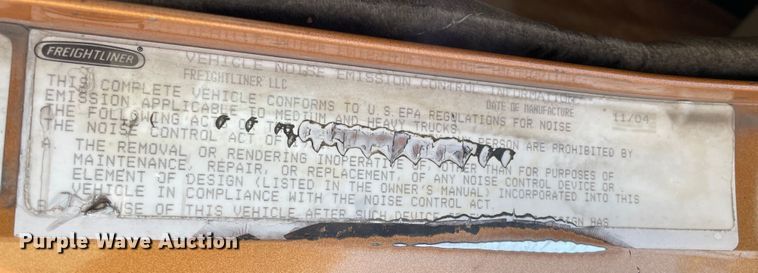 image for item DN5177 2005 Freightliner FLD Classic XL  semi truck