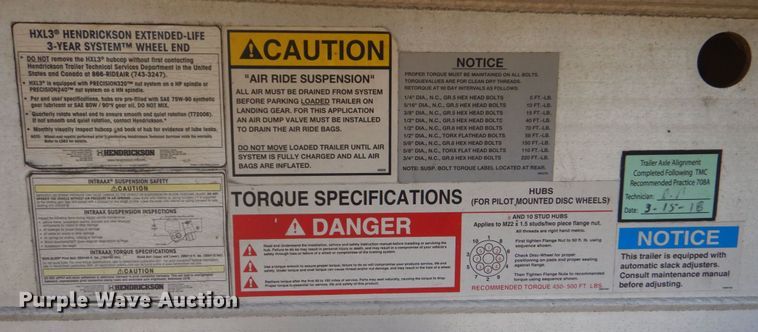 image for item DO1593 2019 Fontaine HCR5212WSA  flatbed trailer