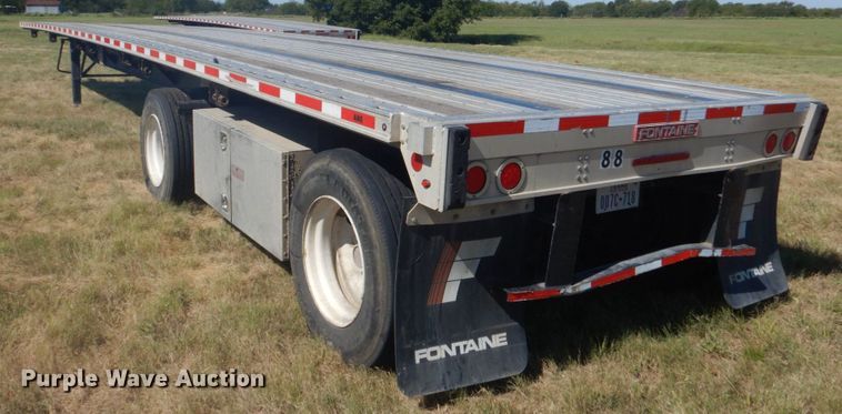 image for item DO1595 2018 Fontaine HAICF12WSA  flatbed trailer