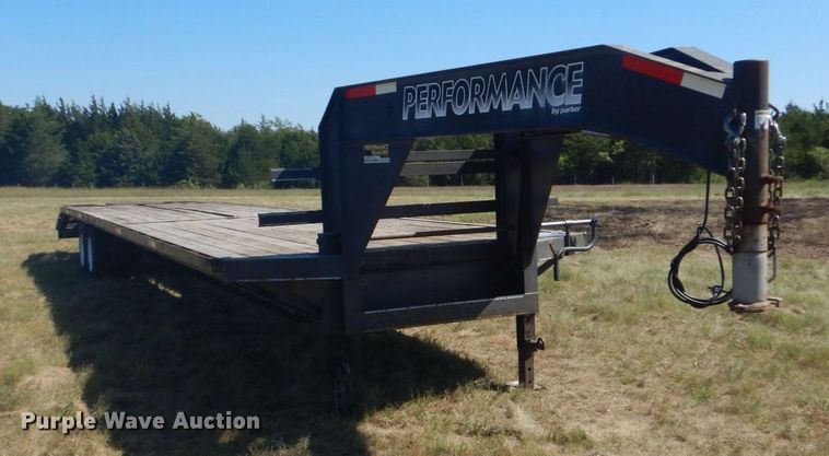 image for item DO1598 2006 Parker GN  flatbed trailer