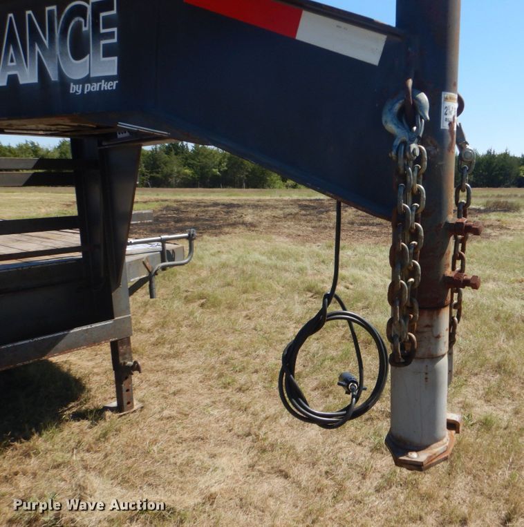 image for item DO1598 2006 Parker GN  flatbed trailer