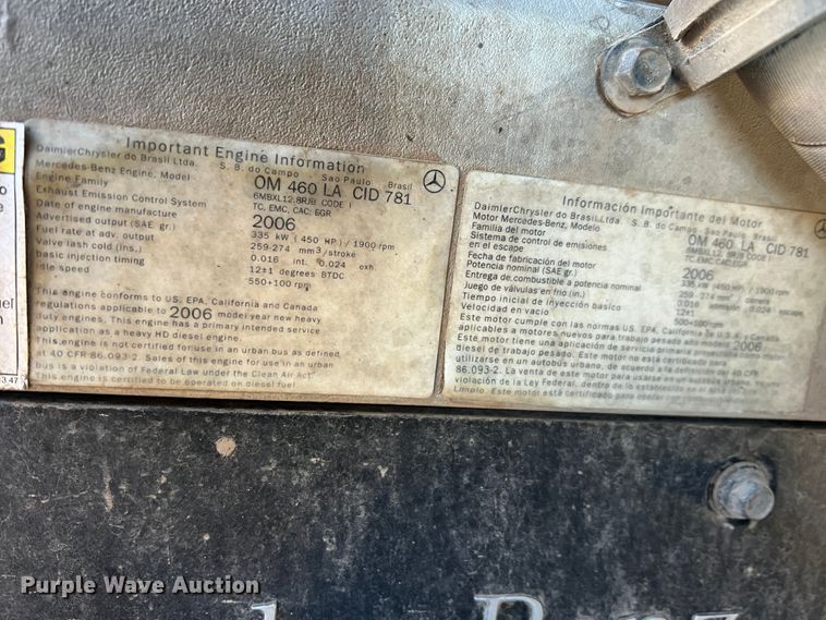 image for item DO8847 2007 Sterling AT9500  semi truck