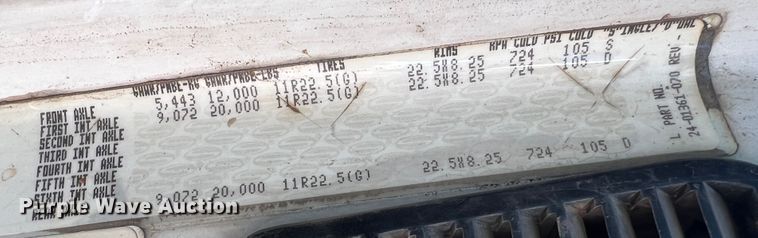 image for item DO8847 2007 Sterling AT9500  semi truck