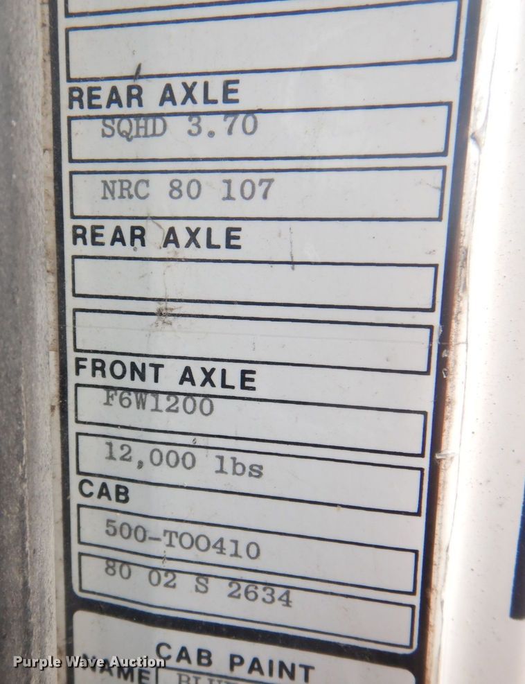 image for item DP5625 1980 White Road Boss 2  semi truck