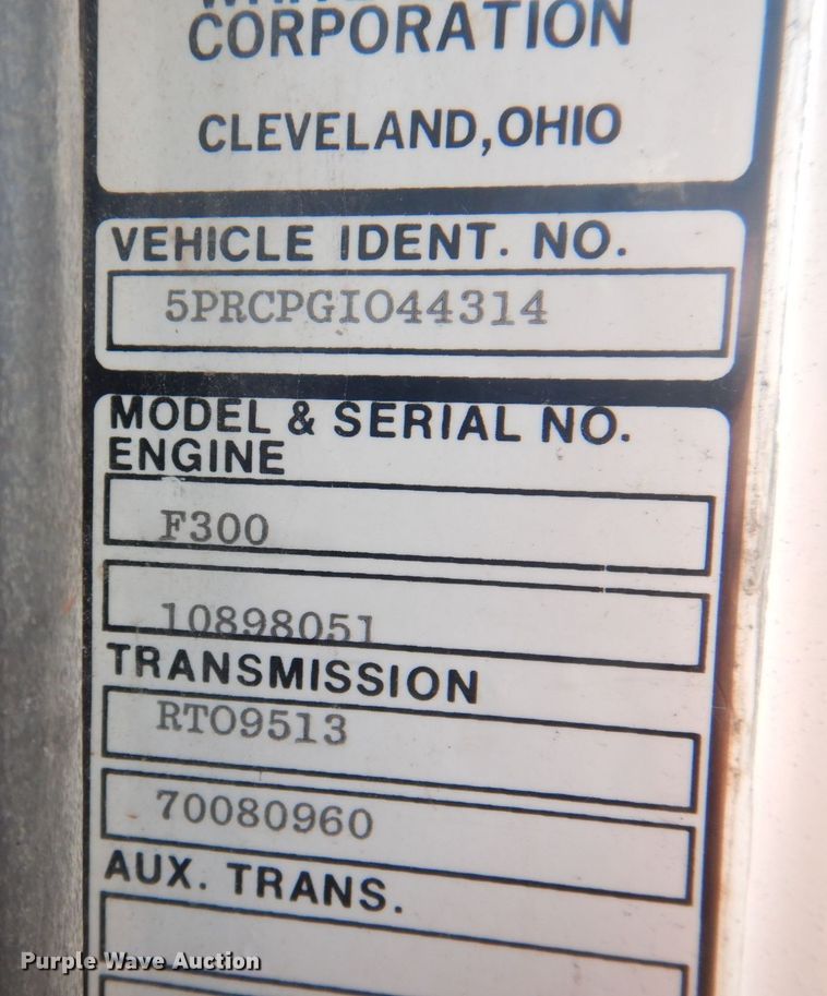 image for item DP5625 1980 White Road Boss 2  semi truck