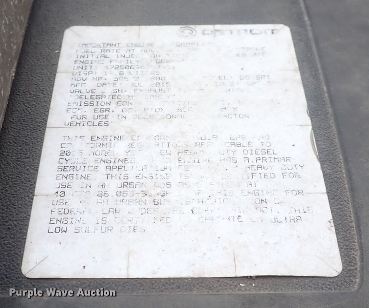 image for item DQ2981 2016 Freightliner Cascadia Evolution  semi truck