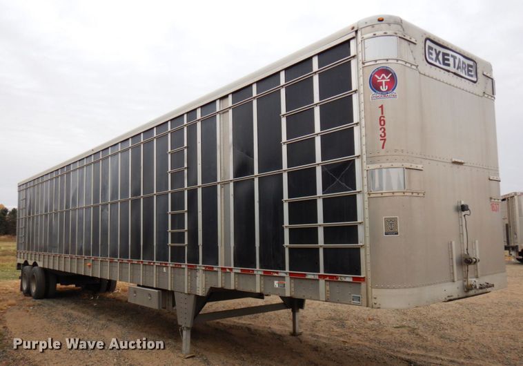 image for item DQ7257 2014 Wilson Trailers PSADL-400P  livestock trailer