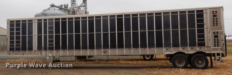 image for item DQ7257 2014 Wilson Trailers PSADL-400P  livestock trailer
