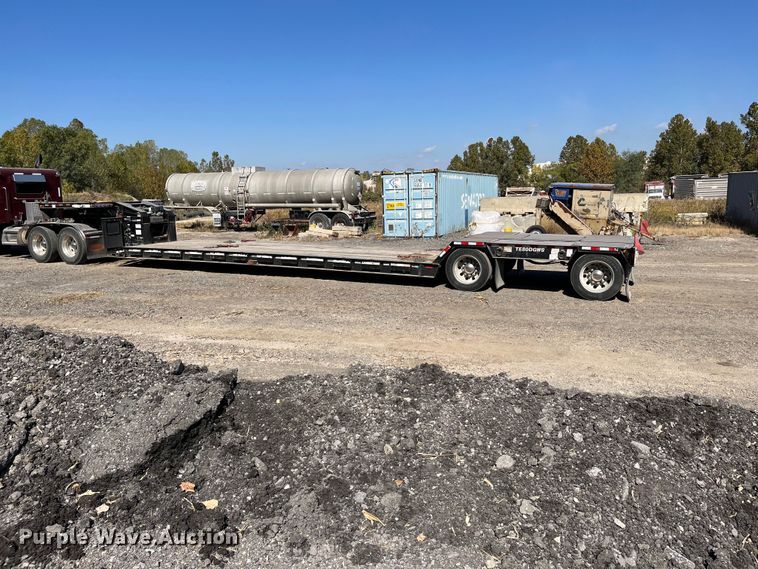 image for item DR7265 2009 Trail-Eze TE80DGWS53  lowboy equipment trailer