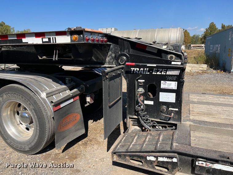 image for item DR7265 2009 Trail-Eze TE80DGWS53  lowboy equipment trailer