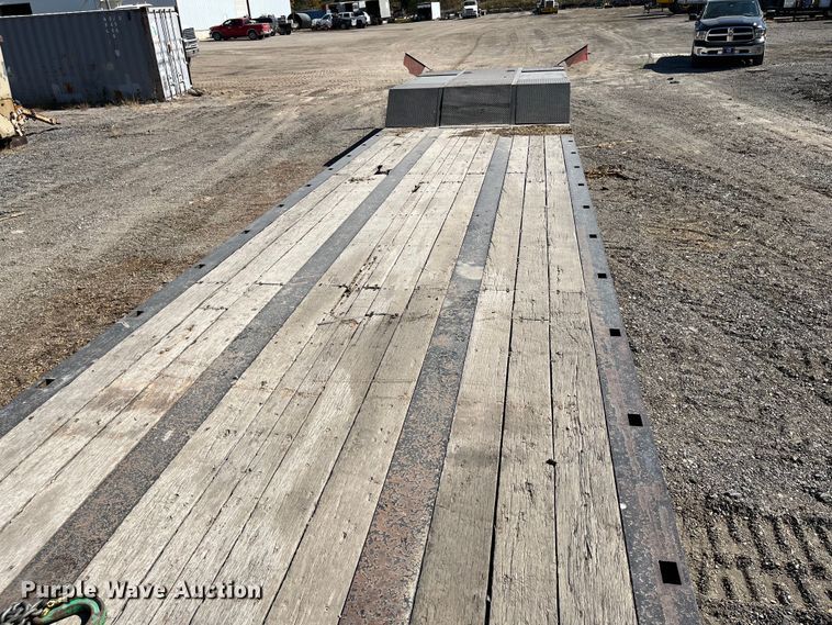 image for item DR7265 2009 Trail-Eze TE80DGWS53  lowboy equipment trailer