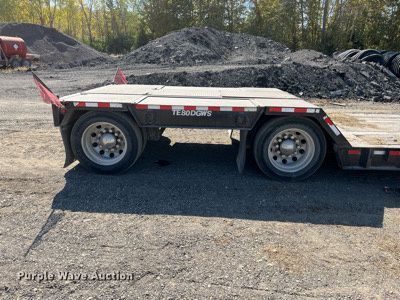 image for item DR7265 2009 Trail-Eze TE80DGWS53  lowboy equipment trailer