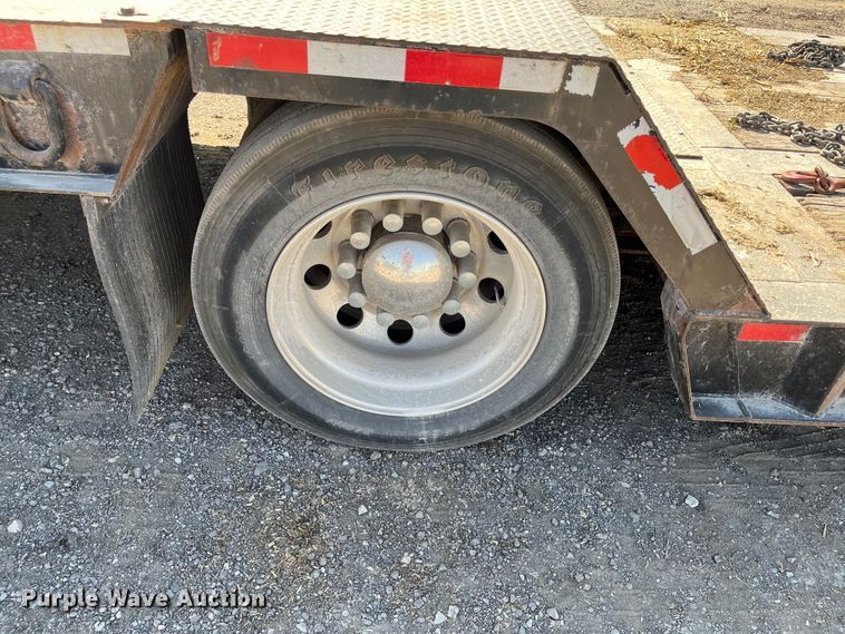 image for item DR7265 2009 Trail-Eze TE80DGWS53  lowboy equipment trailer