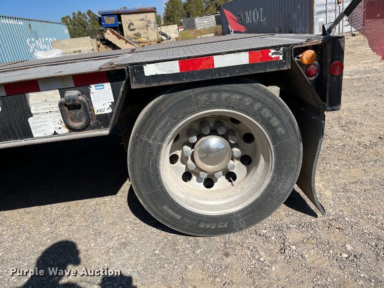 image for item DR7265 2009 Trail-Eze TE80DGWS53  lowboy equipment trailer