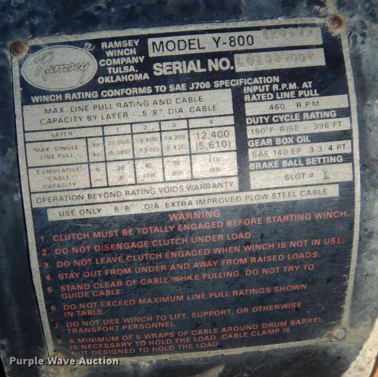 image for item DS1462 2010 Palomino MUV-ALL  drop deck equipment trailer