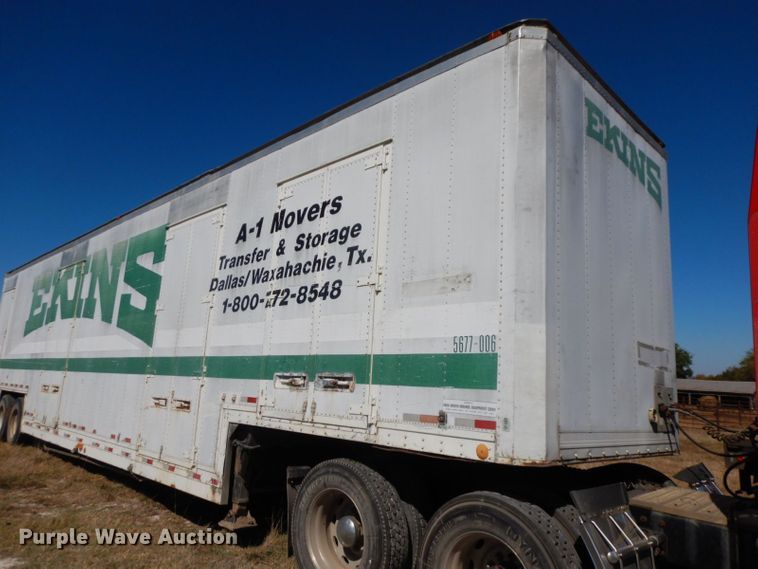 image for item HF9386 1992 Kentucky  dry van trailer