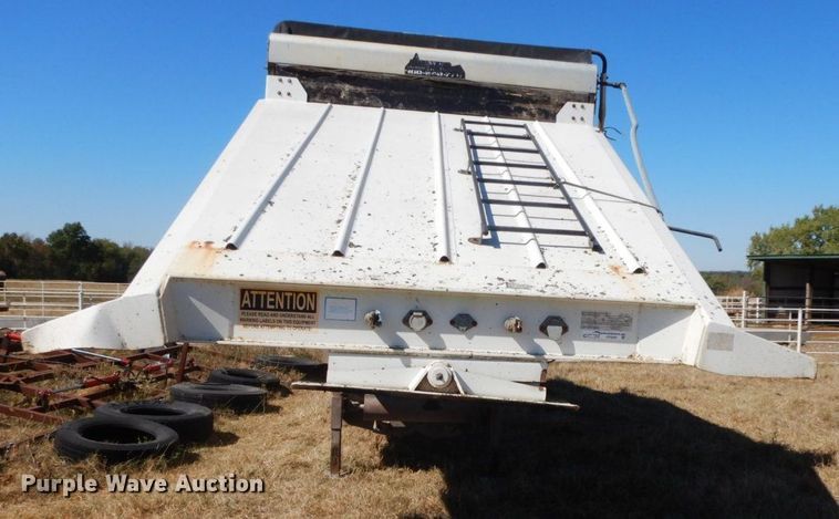 image for item HF9387 2012 Construction Trailer Specialists BDT-40  bottom dump trailer