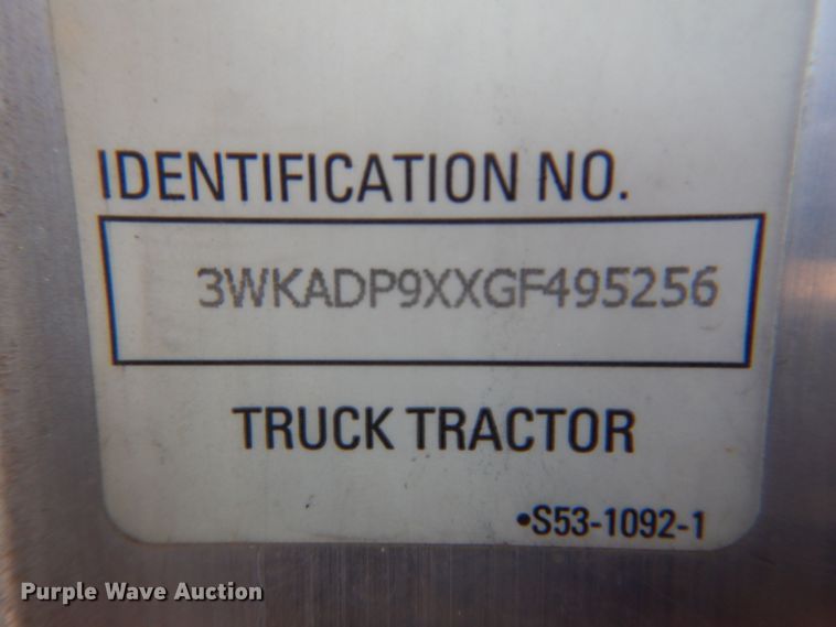 image for item JJ9658 2016 Kenworth T660  semi truck